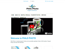 Tablet Screenshot of philophotos.com.au